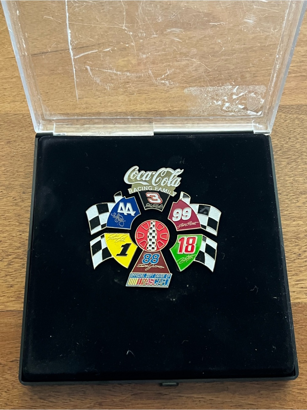 Coca-Cola Racing Family Collector Pin - Multi Color - Picture 1 of 4